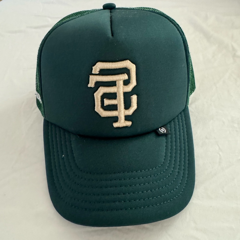 Ngo Studios Green SF Gold Trucker Hat